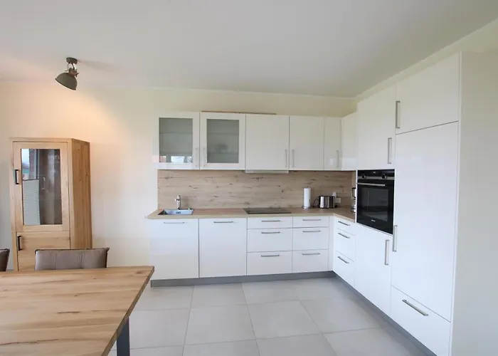 公寓 Seeblick 5 - Luxus Am Hafen 诺德代希